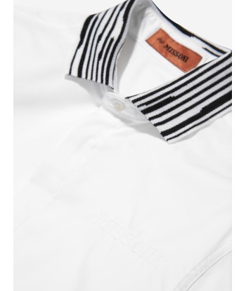 Missoni Boys Branded Shirt in White de votre