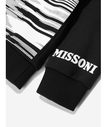 Missoni Boys Branded Hoodie in Black de votre