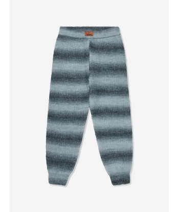 Missoni Kids Knitted Trousers in Grey prix pour 