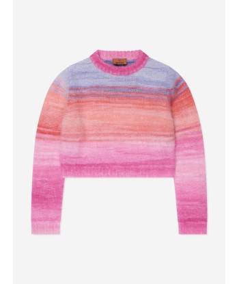 Missoni Girls Knitted Jumper in Multicolour livraison gratuite