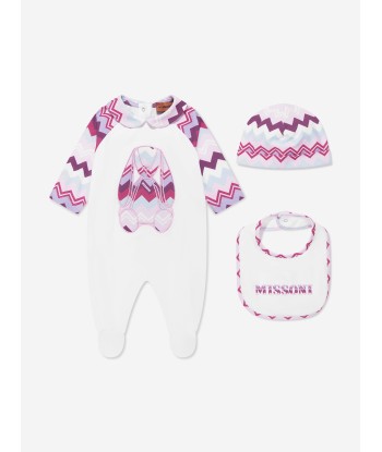 Missoni Baby Girls Gift Set in White en ligne