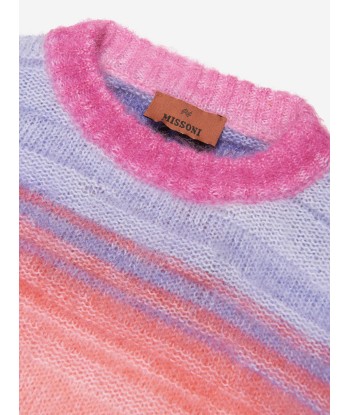 Missoni Girls Knitted Jumper in Multicolour livraison gratuite