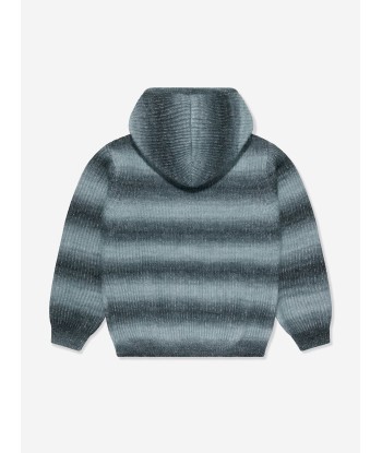 Missoni Kids Knitted Hoodie in Grey Le MVP de beaucoup