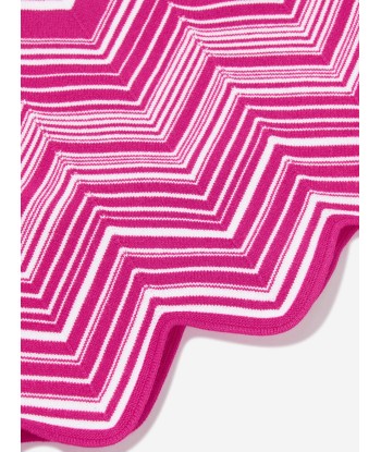 Missoni Girls Zigzag Knitted Jumper in Pink le des métaux précieux