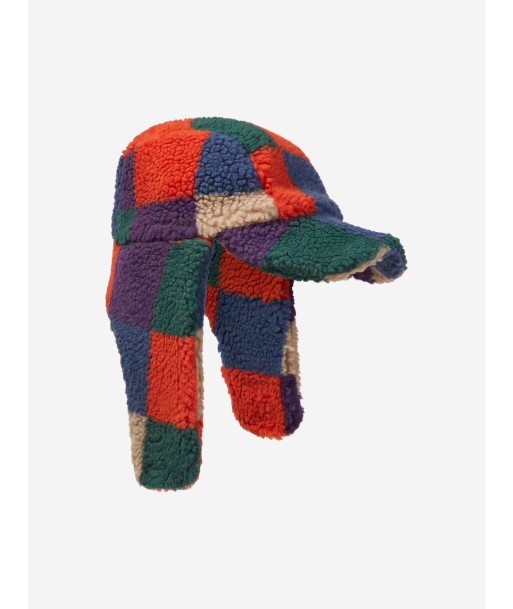 Stella McCartney Boys Faux Shearling Trapper Hat in Multicolour Toutes les collections ici