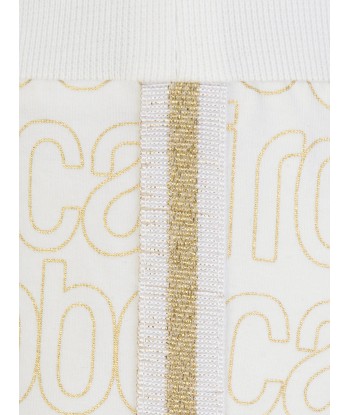 Roberto Cavalli Baby Girls Ivory & Logo Leggings france