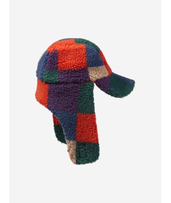 Stella McCartney Boys Faux Shearling Trapper Hat in Multicolour Toutes les collections ici