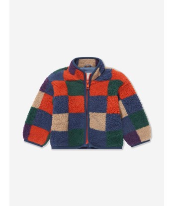 Stella McCartney Baby Boys Faux Shearling Jacket in Multicolour Venez acheter