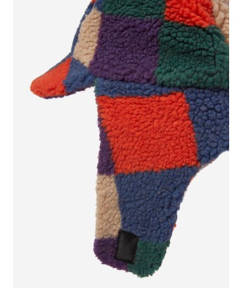 Stella McCartney Boys Faux Shearling Trapper Hat in Multicolour Toutes les collections ici