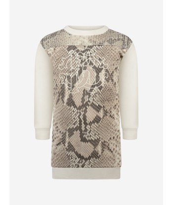 Roberto Cavalli Girls Python Fleece Dress du meilleur 