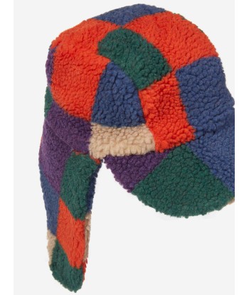 Stella McCartney Boys Faux Shearling Trapper Hat in Multicolour Toutes les collections ici