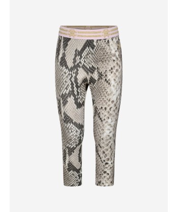 Roberto Cavalli Girls Python Leggings brillant des détails fins