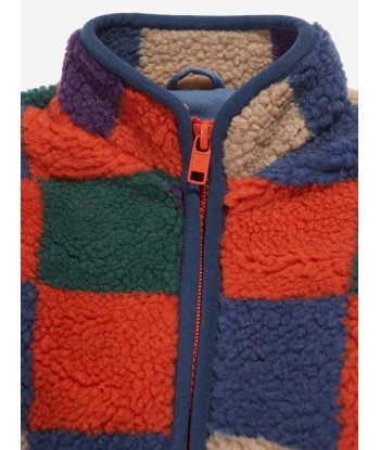 Stella McCartney Baby Boys Faux Shearling Jacket in Multicolour Venez acheter