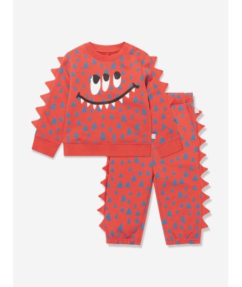 Stella McCartney Baby Boys Monster Tracksuit in Red pas cher chine