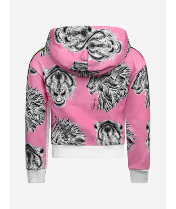 Roberto Cavalli Girls Panther Print Zip Up Top Vous souhaitez 