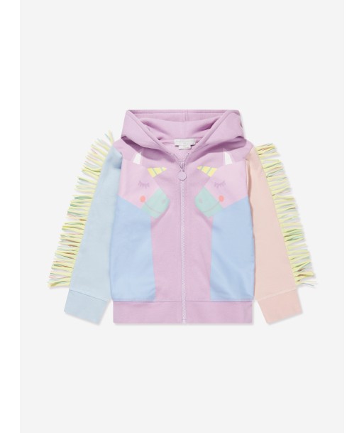 Stella McCartney Girls Unicorn Zip Up Top in Pink sur le site 