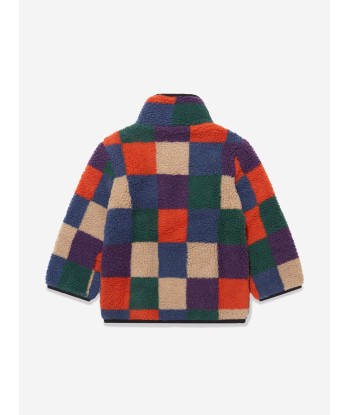 Stella McCartney Boys Faux Shearling Jacket in Multicolour pas chere