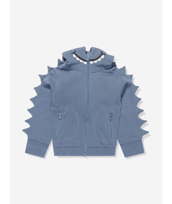 Stella McCartney Boys Monster Zip Up Top in Blue En savoir plus