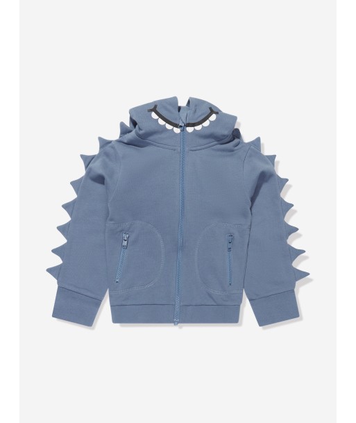 Stella McCartney Boys Monster Zip Up Top in Blue En savoir plus