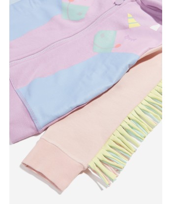 Stella McCartney Girls Unicorn Zip Up Top in Pink sur le site 