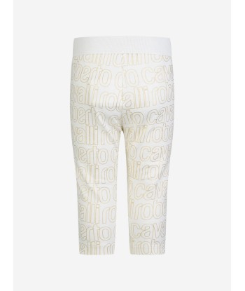 Roberto Cavalli Baby Girls Ivory & Logo Leggings france