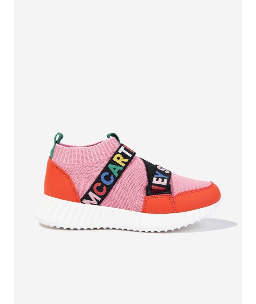 Stella McCartney Girls Sock Trainers in Pink pas cher chine