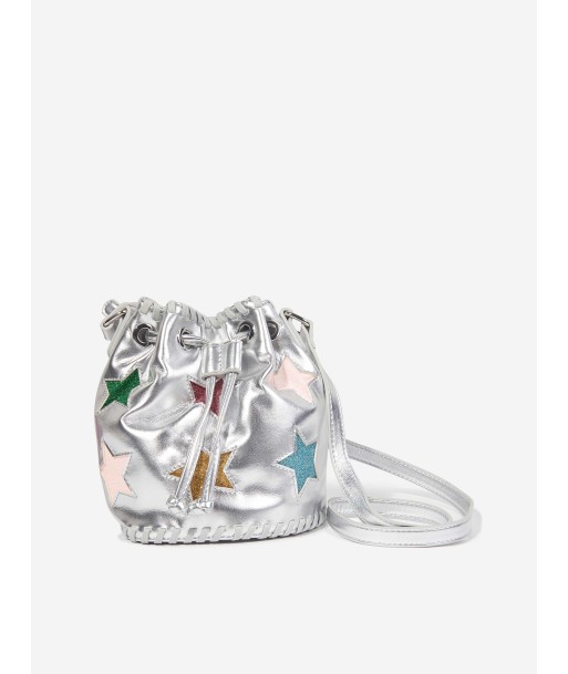 Stella McCartney Girls Star Bucket Bag in Silver Paris Déstockage Promo