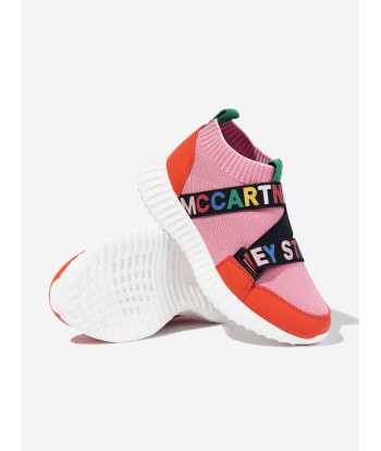 Stella McCartney Girls Sock Trainers in Pink pas cher chine