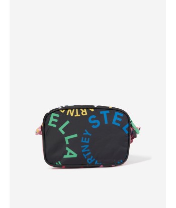 Stella McCartney Girls Logo Crossbody Bag in Black paiement sécurisé