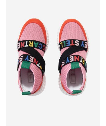 Stella McCartney Girls Sock Trainers in Pink pas cher chine