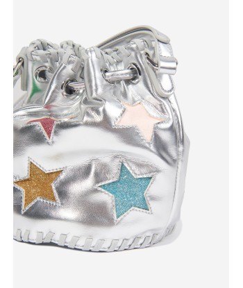 Stella McCartney Girls Star Bucket Bag in Silver Paris Déstockage Promo