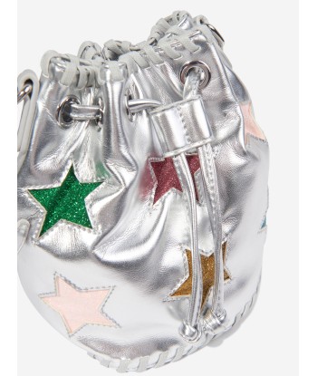 Stella McCartney Girls Star Bucket Bag in Silver Paris Déstockage Promo