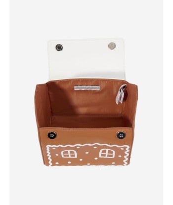 Stella McCartney Girls Gingerbread House Handbag in Brown france