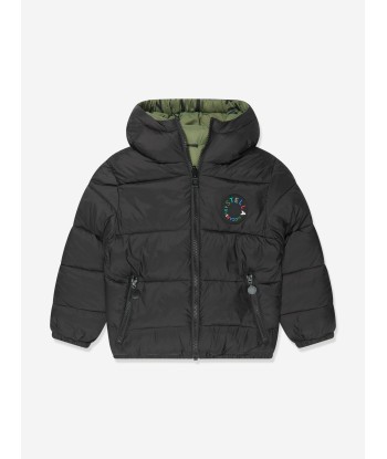 Stella McCartney Boys Reversible Puffer Jacket in Black online