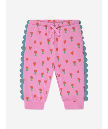 Stella McCartney Baby Girls Flower Tracksuit in Pink Pour