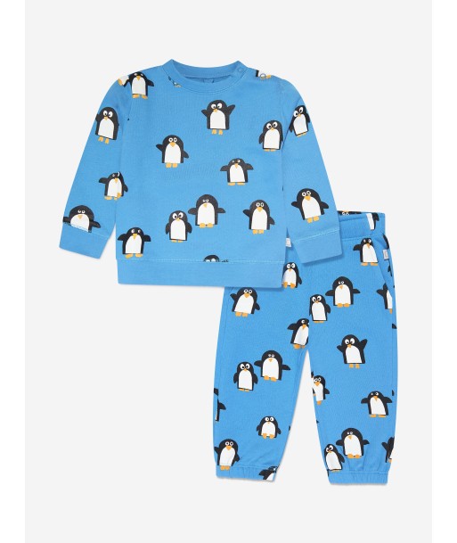 Stella McCartney Baby Boys Penguin Print Tracksuit in Blue 2024