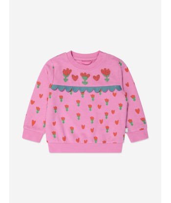 Stella McCartney Baby Girls Flower Tracksuit in Pink Pour