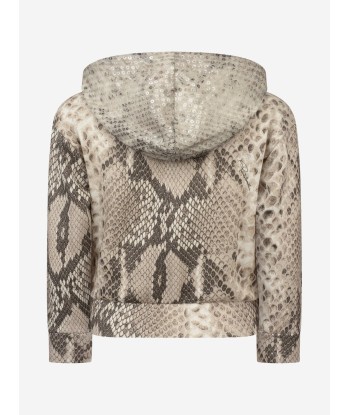 Roberto Cavalli Girls Python Zip Up Top hantent personnes