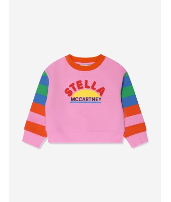 Stella McCartney Girls Logo Sweatshirt in Pink Venez découvrir notre 