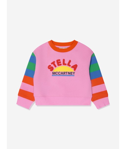 Stella McCartney Girls Logo Sweatshirt in Pink Venez découvrir notre 