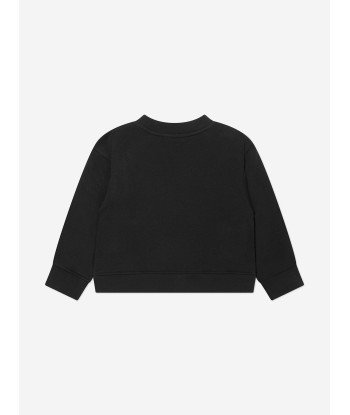 Stella McCartney Girls Logo Sweatshirt in Black pas cher chine