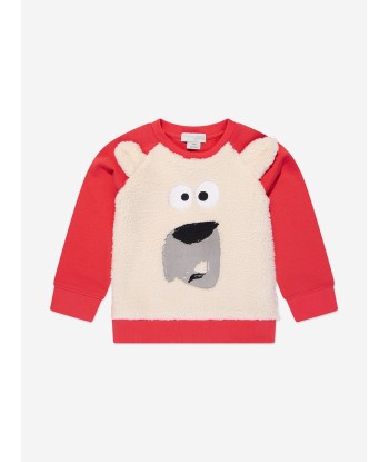 Stella McCartney Boys Bear Sweatshirt in Red Toutes les collections ici