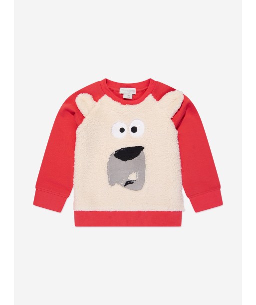 Stella McCartney Boys Bear Sweatshirt in Red Toutes les collections ici