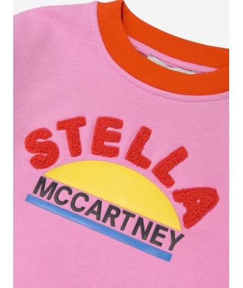 Stella McCartney Girls Logo Sweatshirt in Pink Venez découvrir notre 