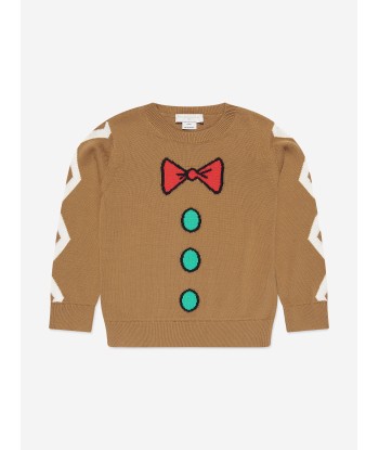 Stella McCartney Boys Knitted Jumper in Brown meilleur choix