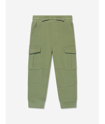 Stella McCartney Boys Cargo Joggers in Green Economisez 