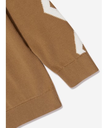 Stella McCartney Boys Knitted Jumper in Brown meilleur choix