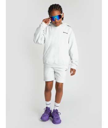 Balenciaga Kids Logo Jogging Shorts in White Découvrez la collection