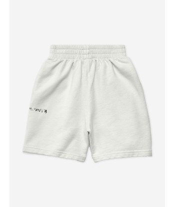 Balenciaga Kids Logo Jogging Shorts in White Découvrez la collection