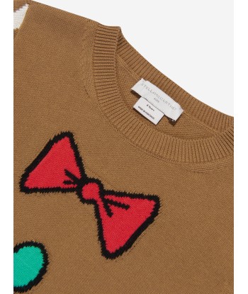 Stella McCartney Boys Knitted Jumper in Brown meilleur choix